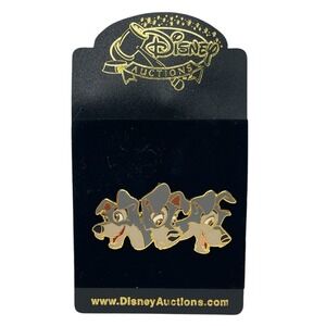 Disney Auctions Lady and the Tramp Puppies Pin Limited Edition 500 Rare LE500
